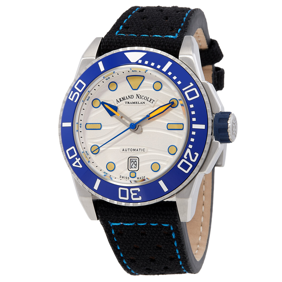 Armand Nicolet JSH Automatic White Dial Men's Watch A480PGU-AU-P0668NZ8