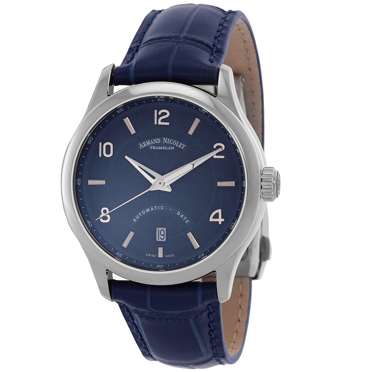 Armand Nicolet M02-4 Automatic Blue Dial Men's Watch A840AAA-BU-P840BU2