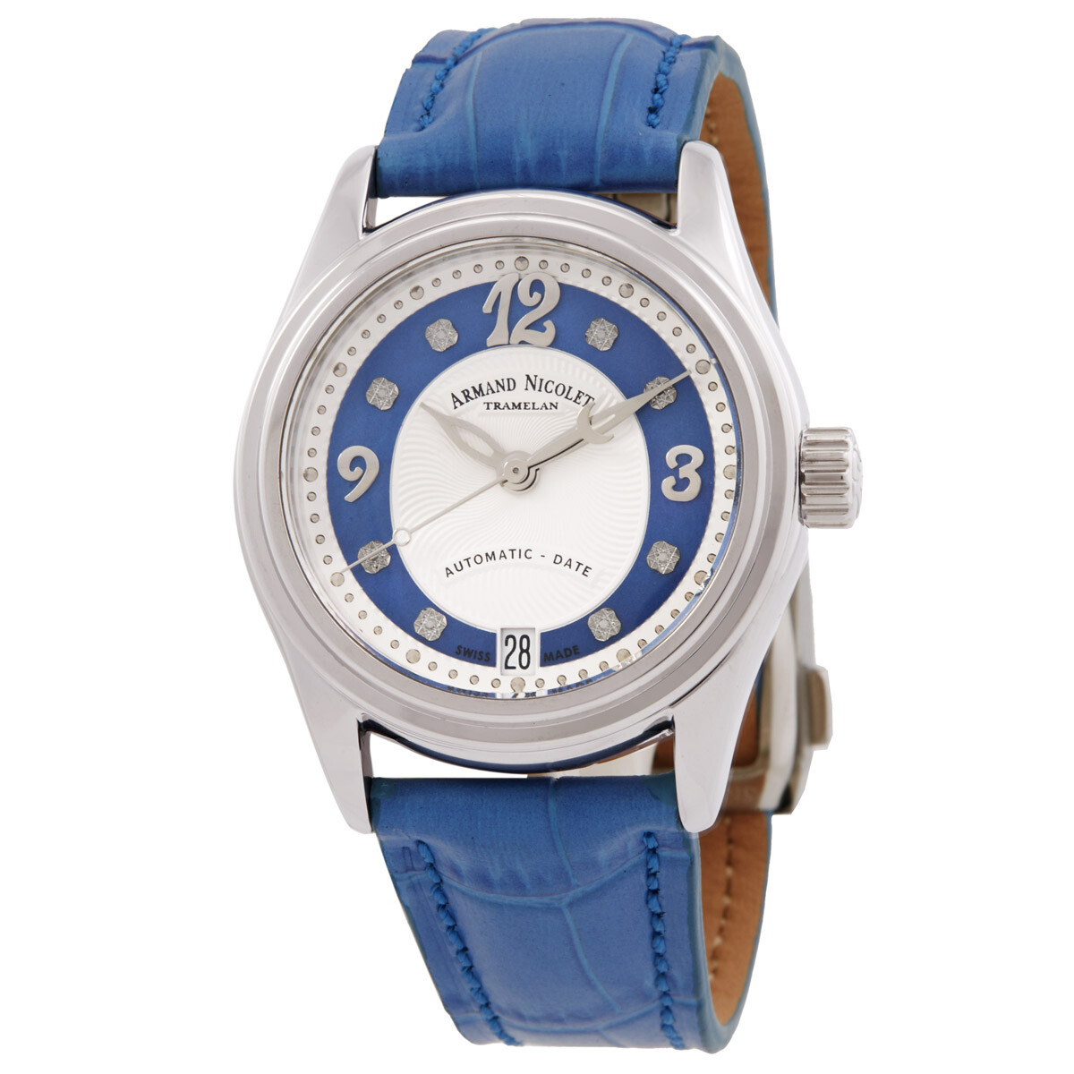 Armand Nicolet M03-3 Automatic Diamond Ladies Watch A151BAA-AK-P882LV8