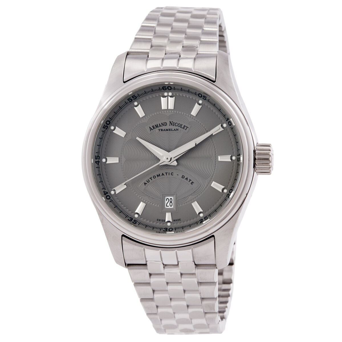 Armand Nicolet MH2 Automatic Grey Dial Men's Watch A640A-GR-BMA22640A