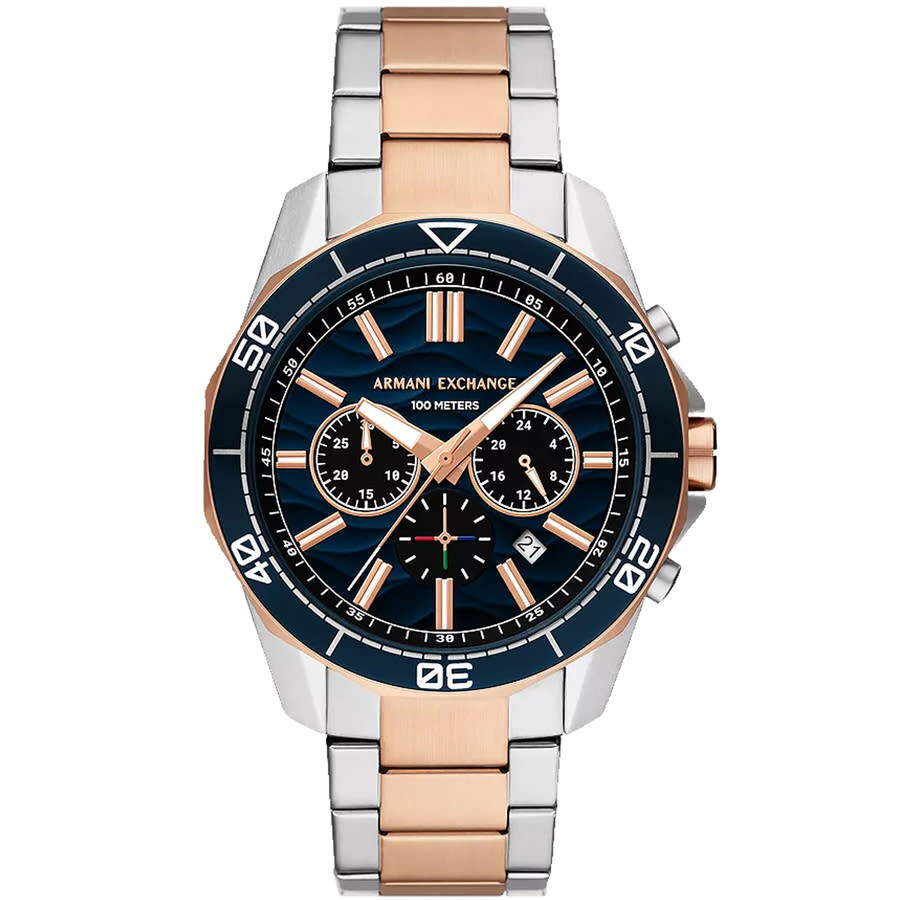 Armani Exchange Spencer Chronograph Quartz Blue Dial Men's Watch AX1965