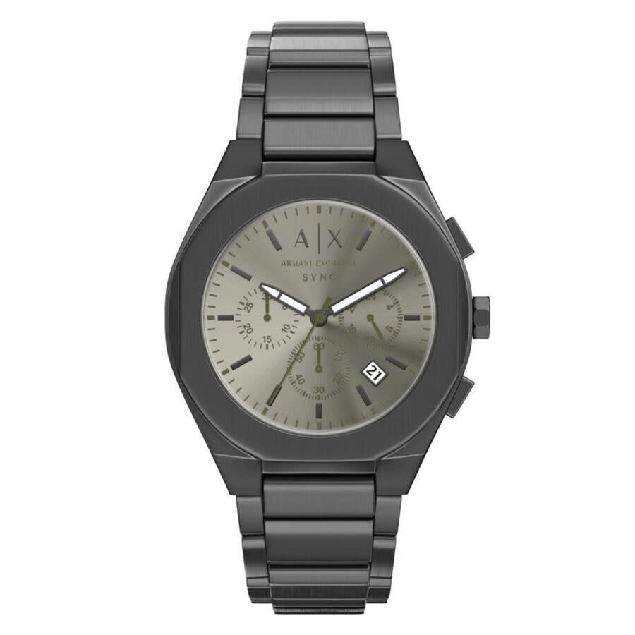 Armani Exchange Sync Chronograph Gray Dial Quartz Men's Watch AX4296