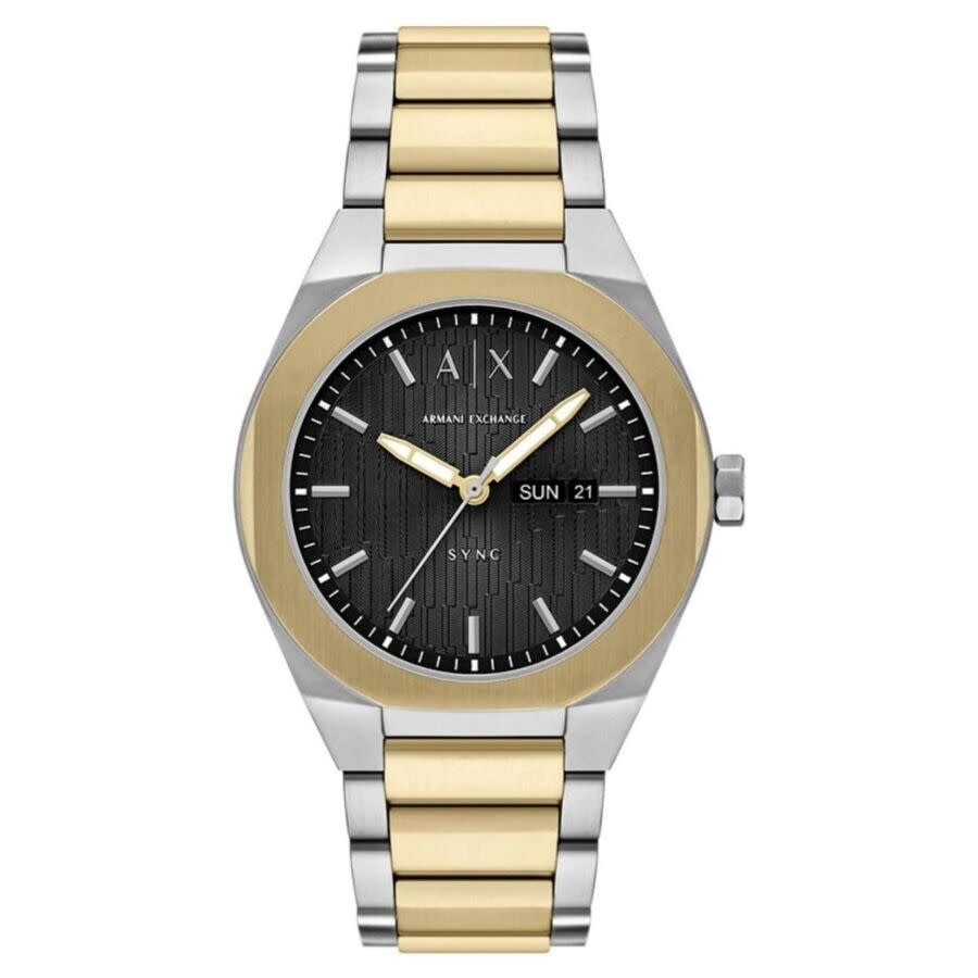 Armani Exchange Sync Quartz Black Dial Men's Watch AX4298