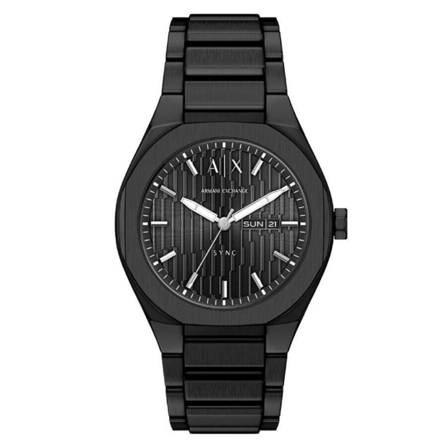 Armani Exchange Sync Quartz Black Dial Men's Watch AX4301