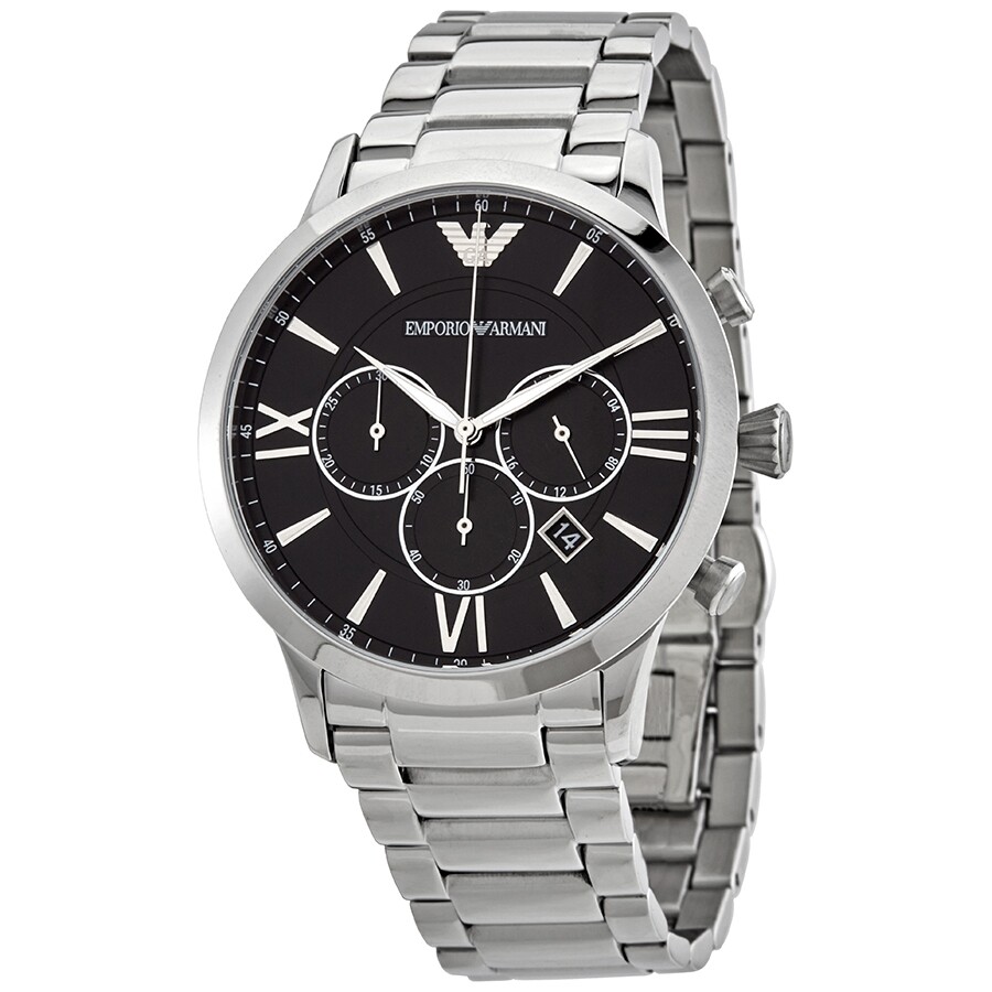 Emporio Armani Quartz Black Dial Men's Watch AR11097 723763262637 ...