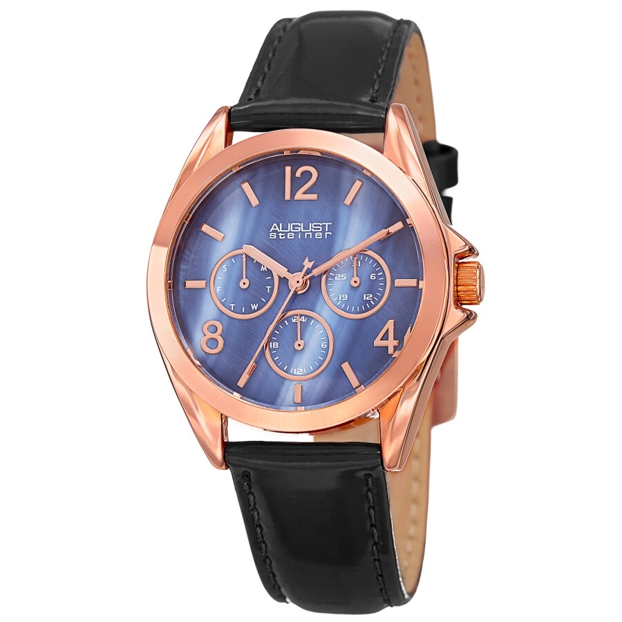 August Steiner Quartz Black Dial Ladies Watch AS8191BKR
