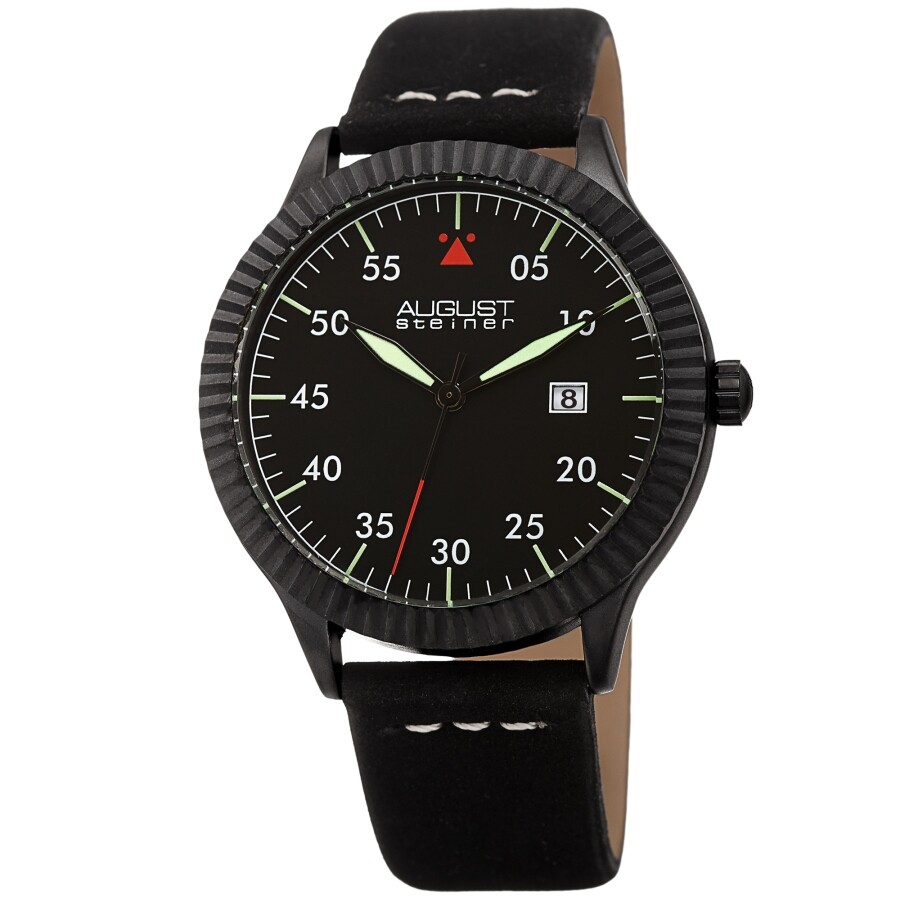 August Steiner Quartz Black Dial Men's Watch AS8272BK