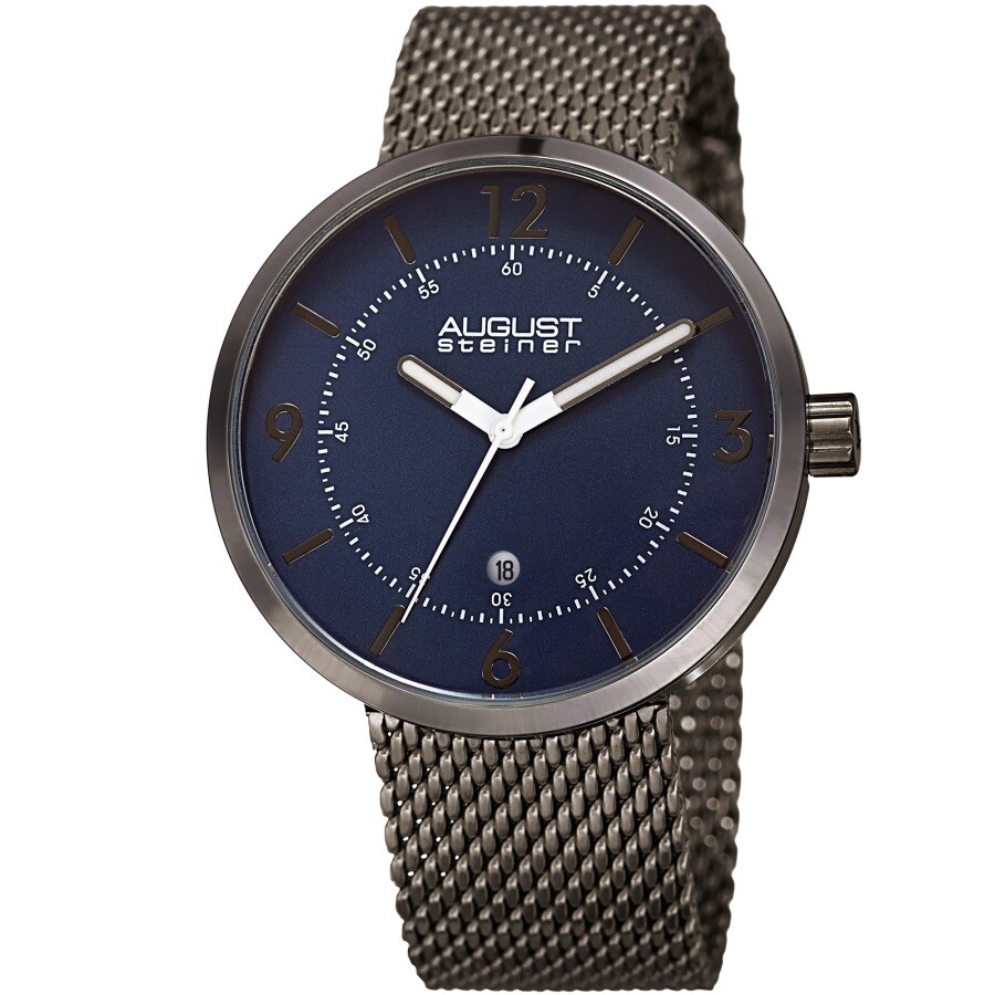 August Steiner Blue Dial Men's Watch AS8204GNBU