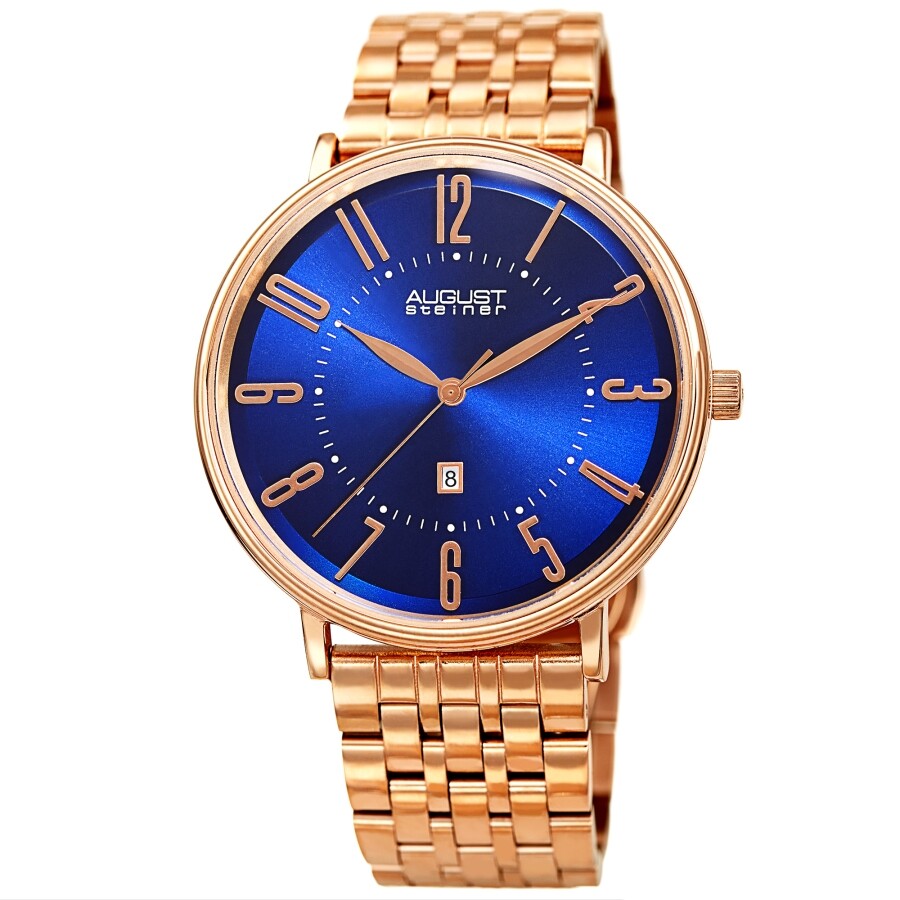 August Steiner Quartz Blue Dial Men's Watch AS8257RGBU