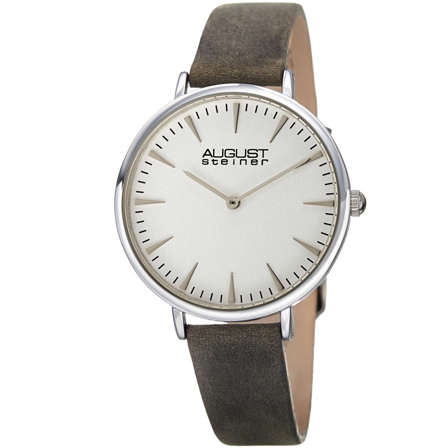 August Steiner Quartz White Dial Ladies Watch AS8187GY