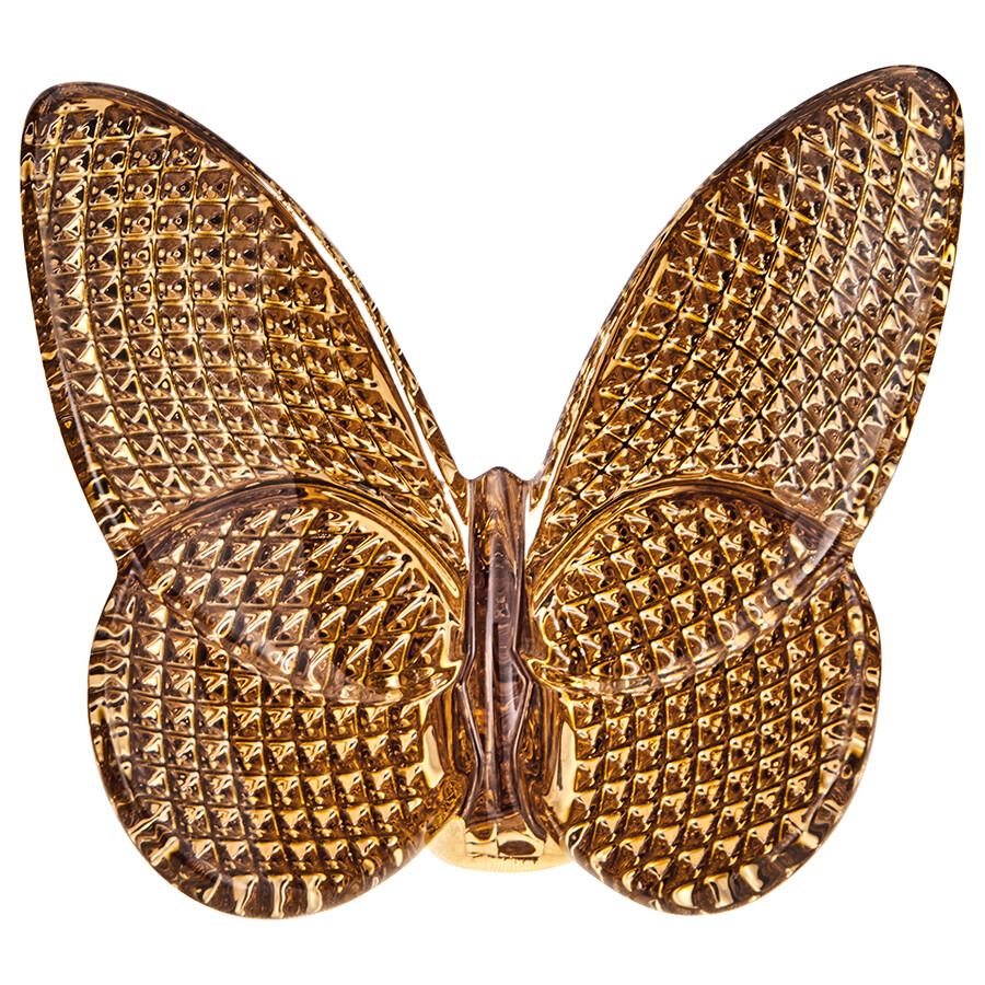 Baccarat 20K Gold Butterfly Sculpture