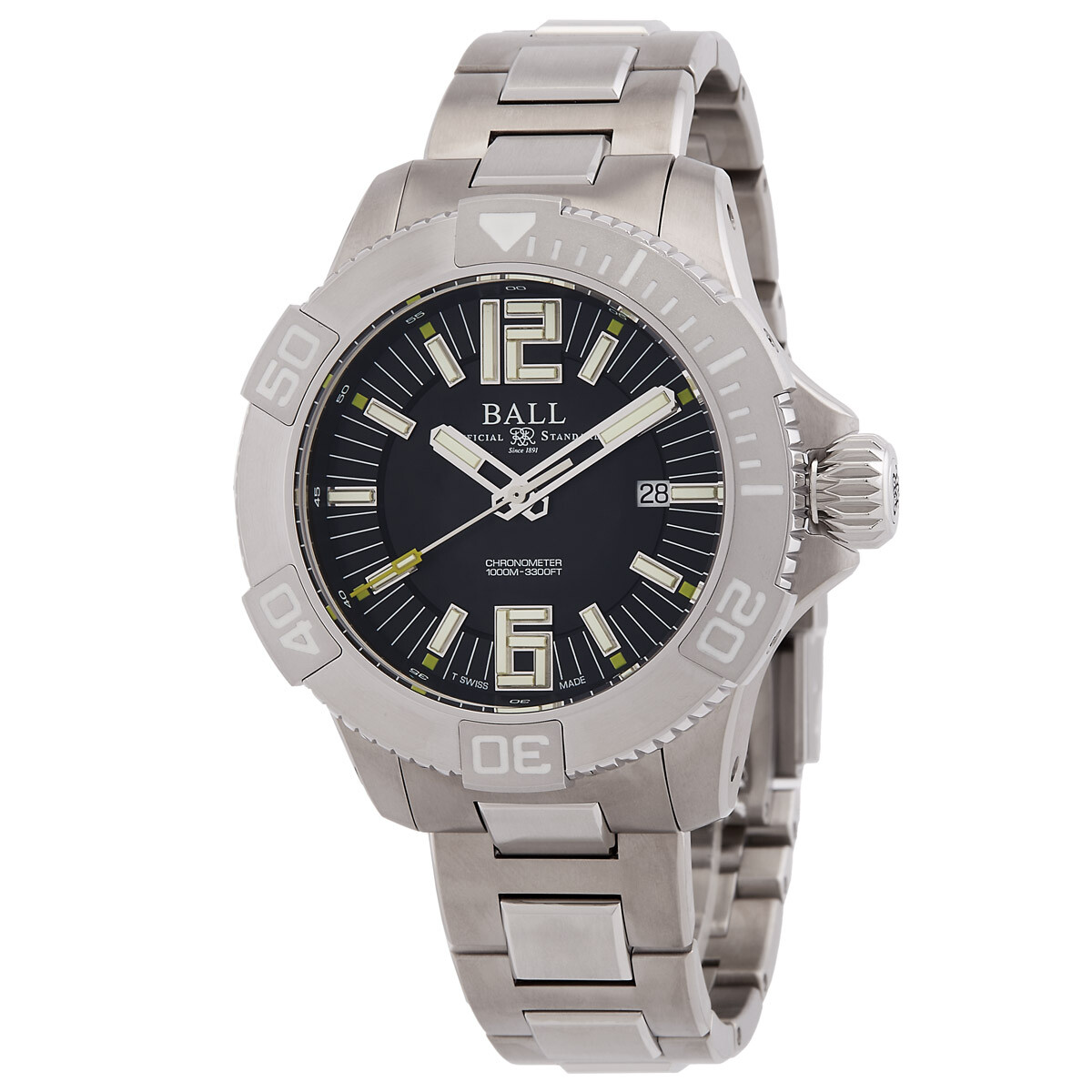 ボール　ウォッチ　GMT GM1032C Ball Engineer GMT Automatic Black Dial Men's Watch Men's
