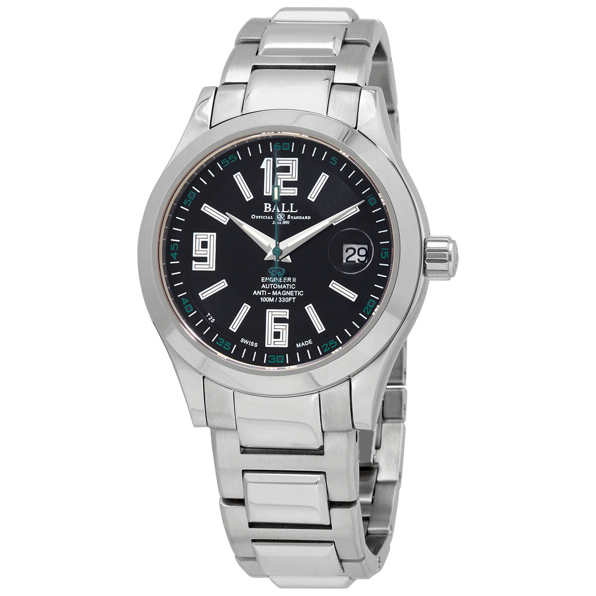 Ball Engineer II Automatic Black Dial Men's Watch NM1020C-S4-BK