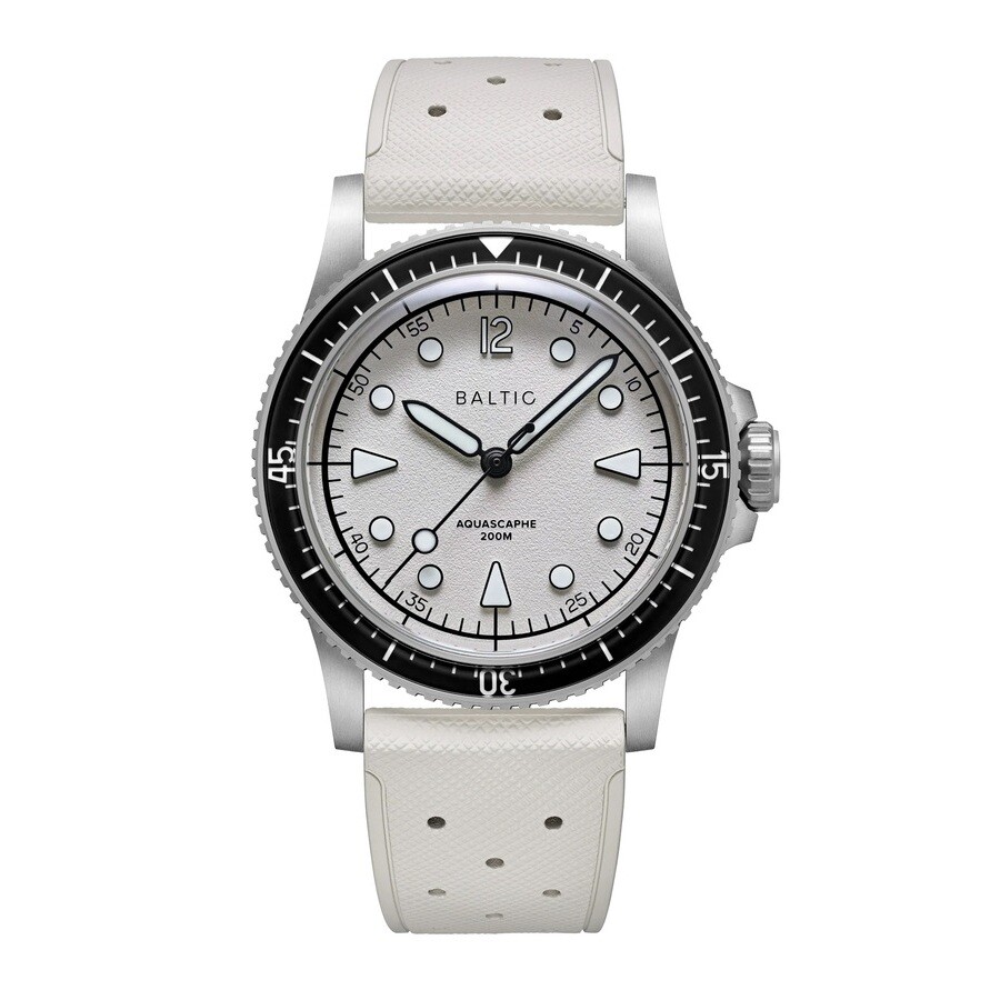 Baltic Aquascaphe Mk2 Automatic Silver Dial Men's Watch AQUAMK2SIL37