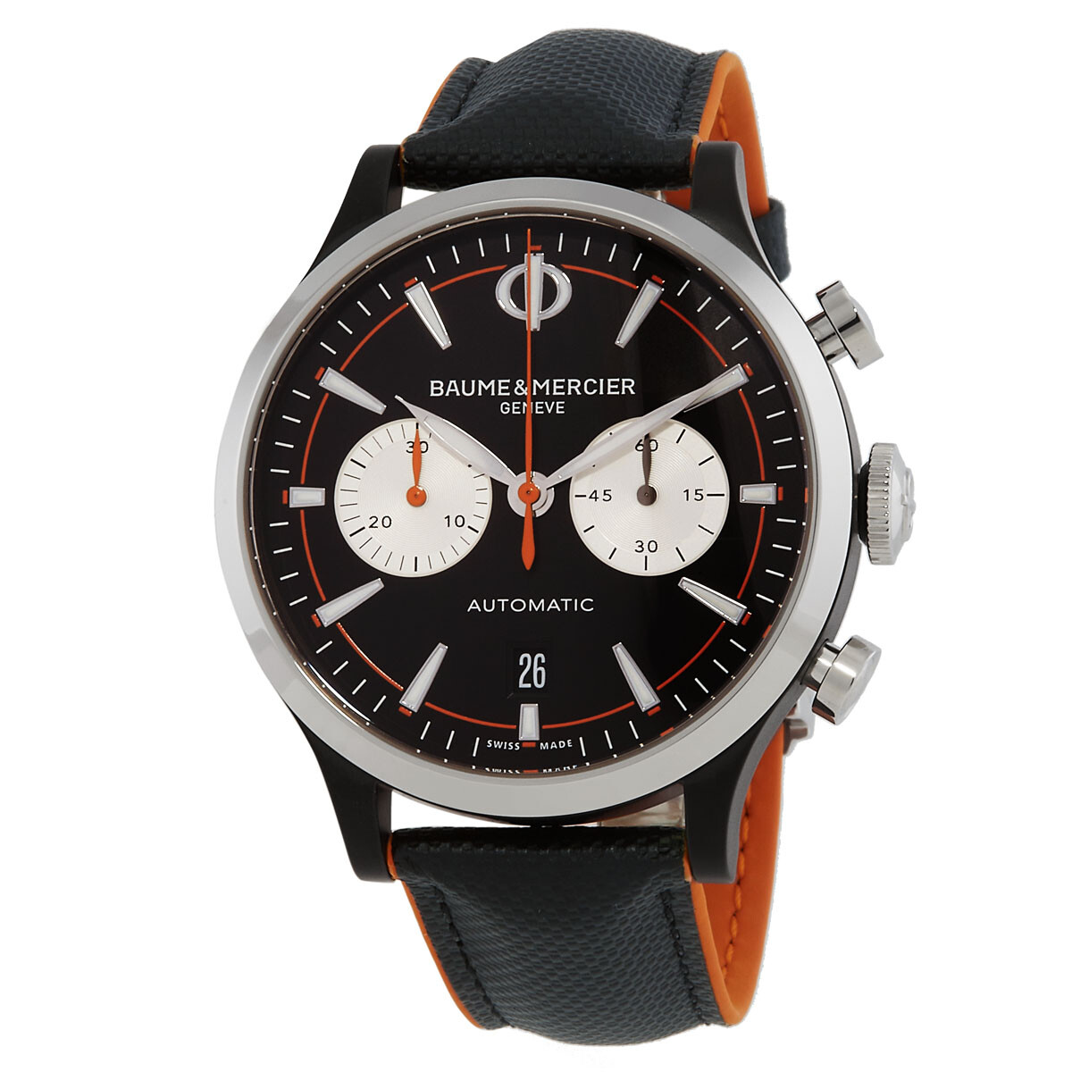 Baume et Mercier Capeland Chronograph Automatic Black Dial Men's Watch M0A10451
