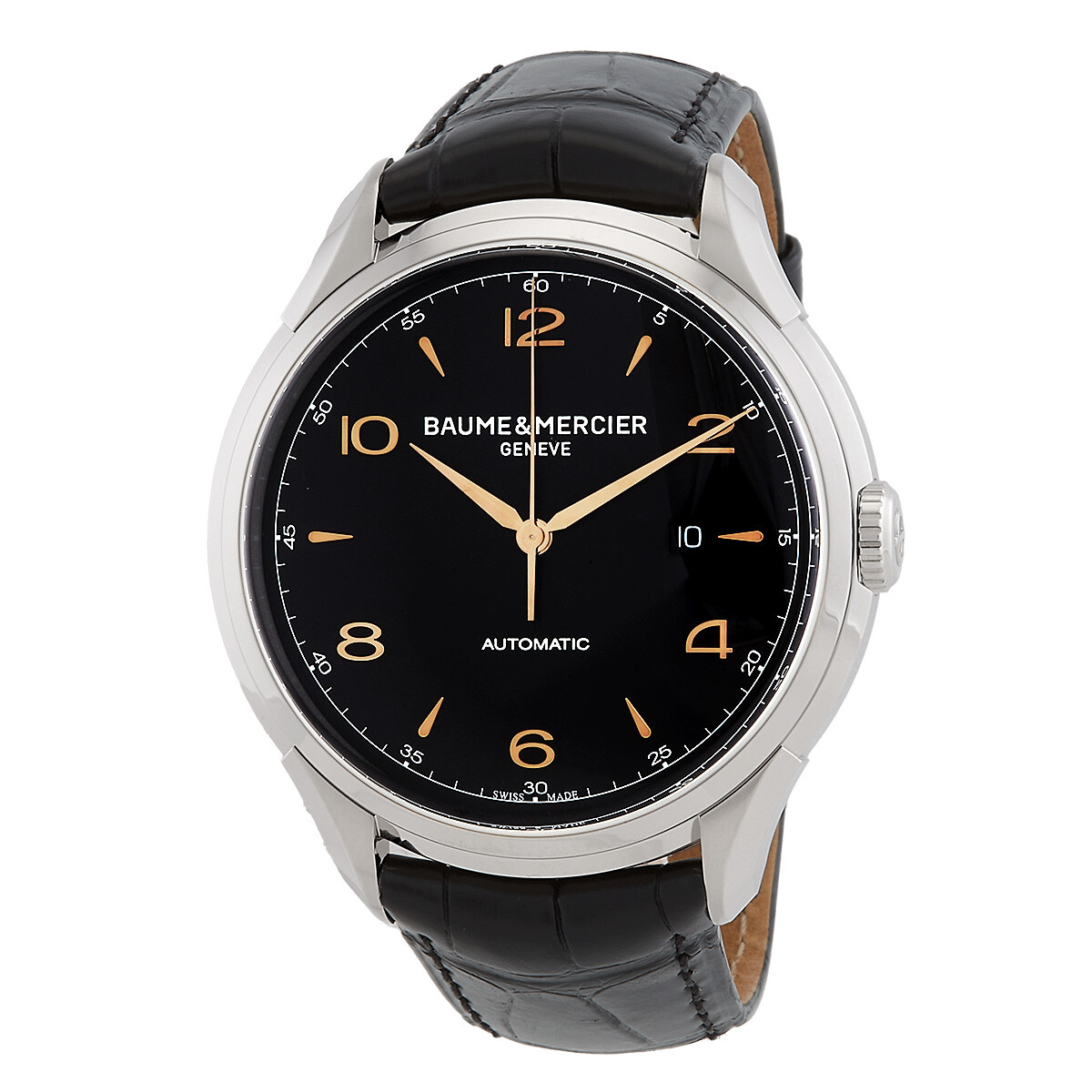 Baume et Mercier Clifton Automatic Black Dial Men's Watch M0A10366