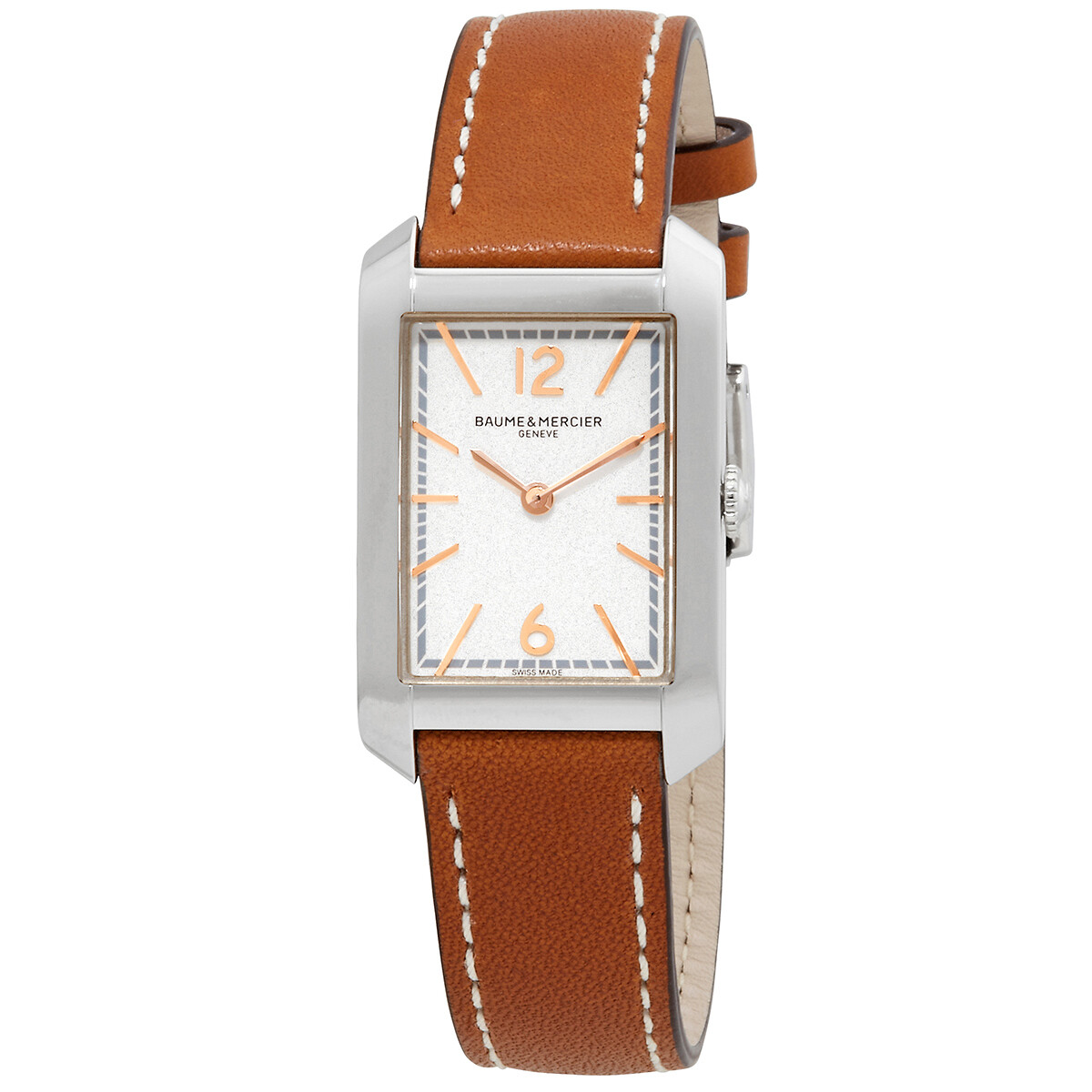 Baume et Mercier Hampton Quartz Silver Dial Ladies Watch 10472