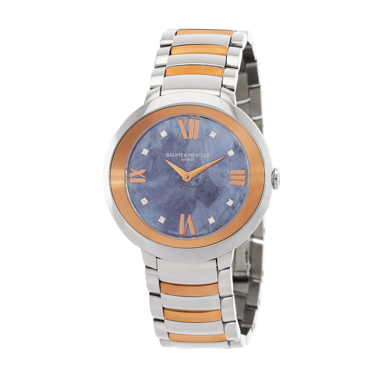 Baume et Mercier Promesse Diamond Mother of Pearl Dial Ladies Watch M0A10264