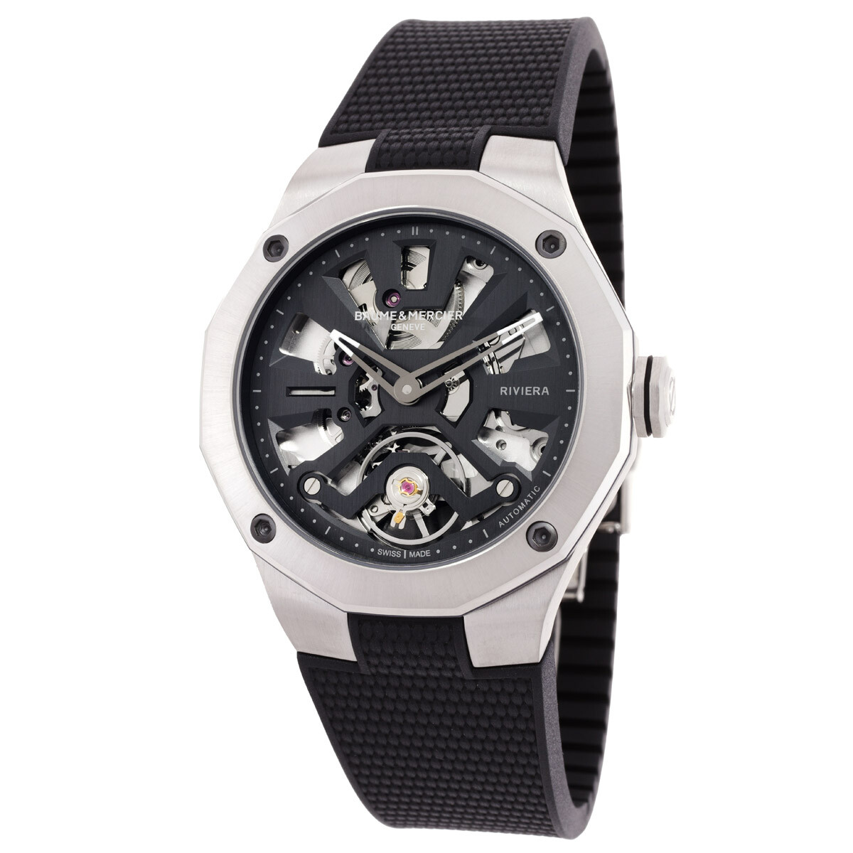 Baume et Mercier Riviera Automatic Black Dial Men's Watch M0A10721