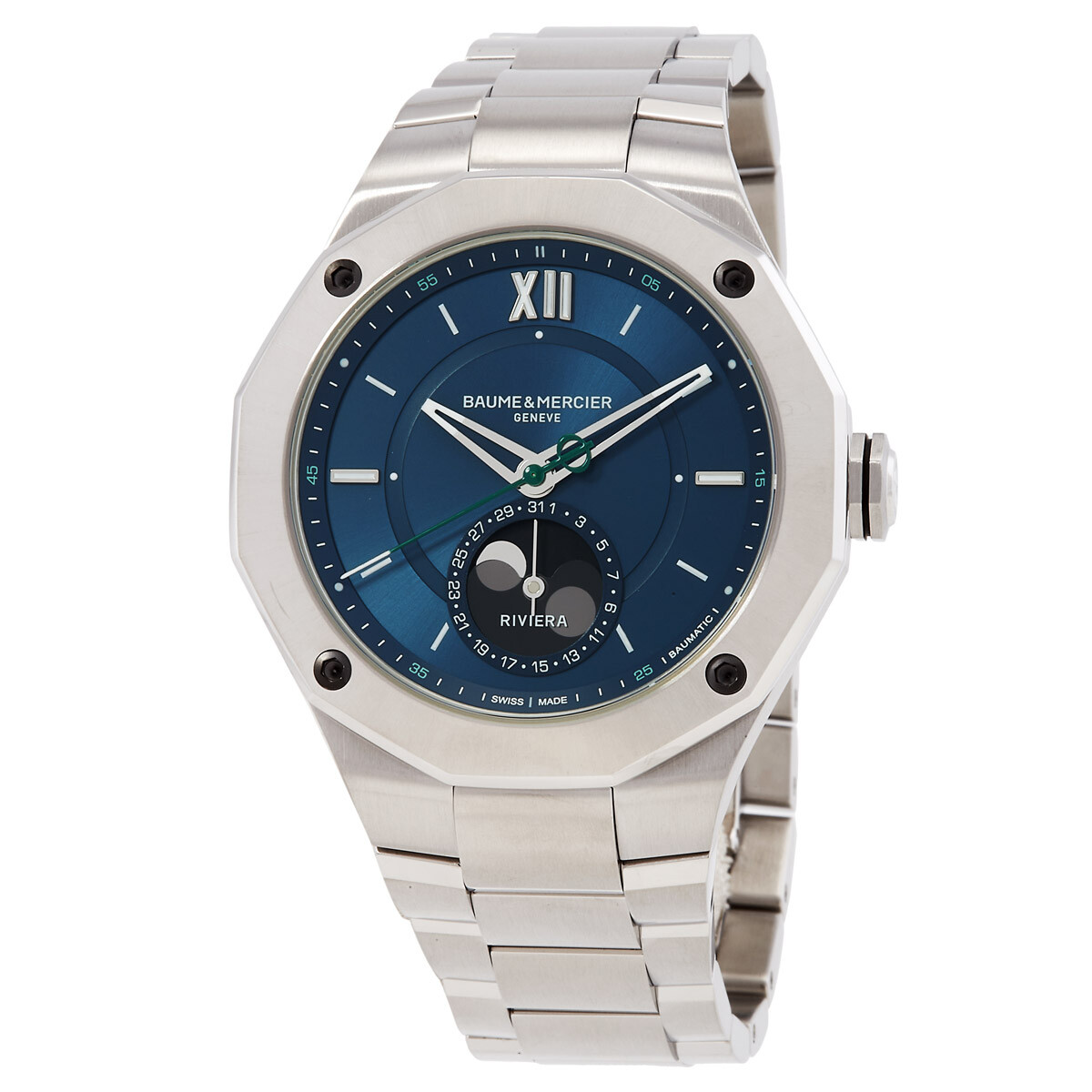 Baume et Mercier Riviera Automatic Blue Dial Men's Watch M0A10682