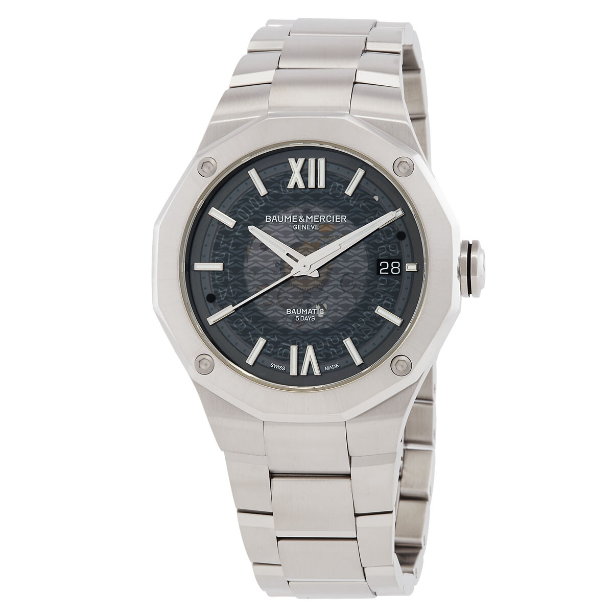 Baume et Mercier Riviera Automatic Chronometer Black Dial Men's Watch M0A10702