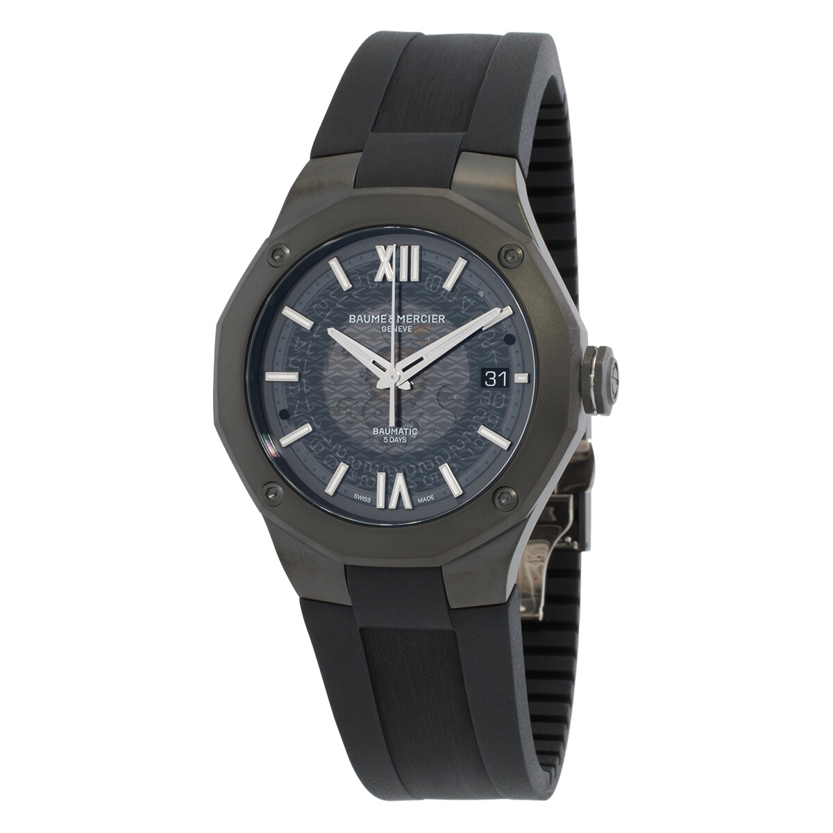 Baume et Mercier Riviera Baumatic Automatic Black Dial Men's Watch M0A10617
