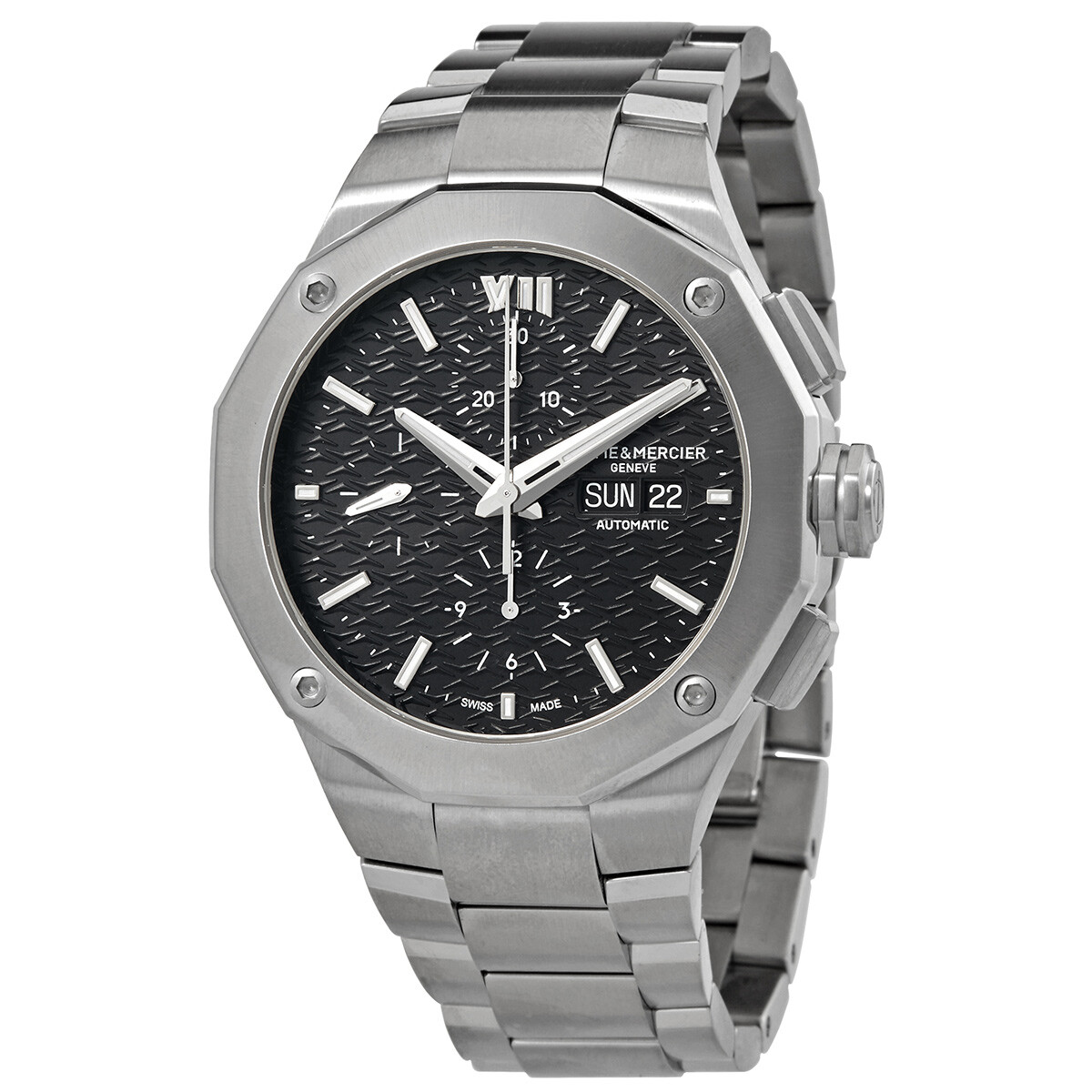 Baume et Mercier Riviera Chronograph Automatic Black Dial Men's Watch M0A10624