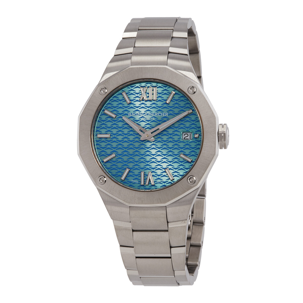 Baume et Mercier Riviera Quartz Blue Dial Ladies Watch MOA10612