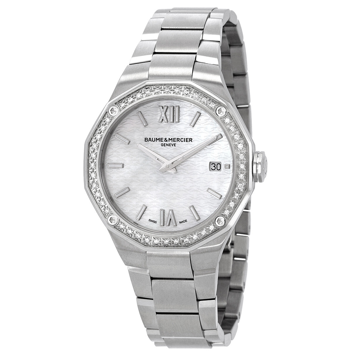 Baume et Mercier Riviera Quartz Diamond Ladies Watch M0A10662