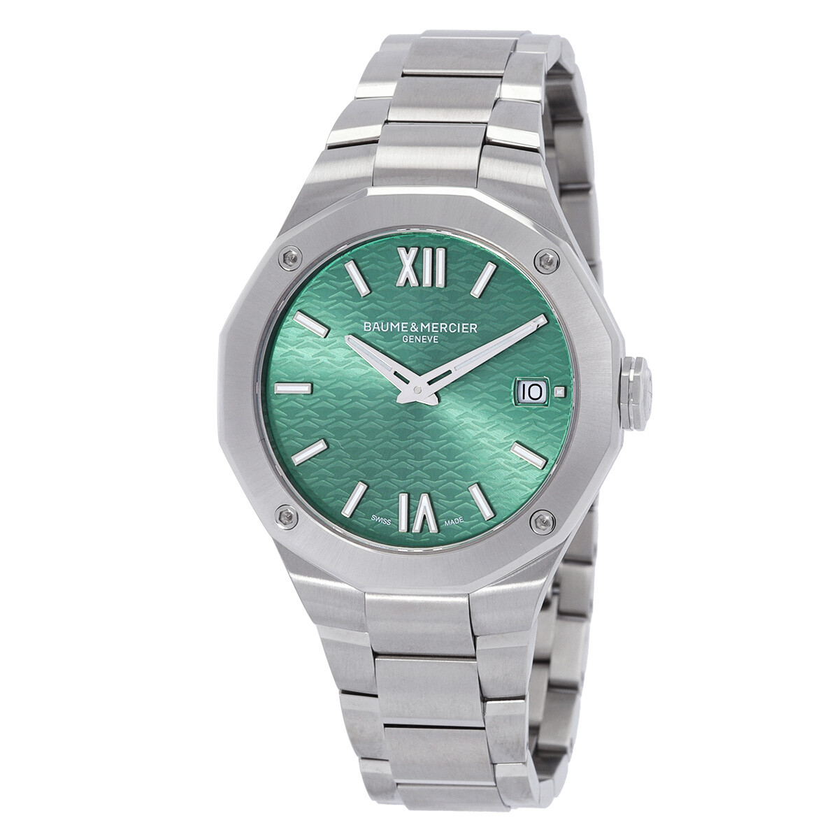 Baume et Mercier Riviera Quartz Green Dial Ladies Watch 10683