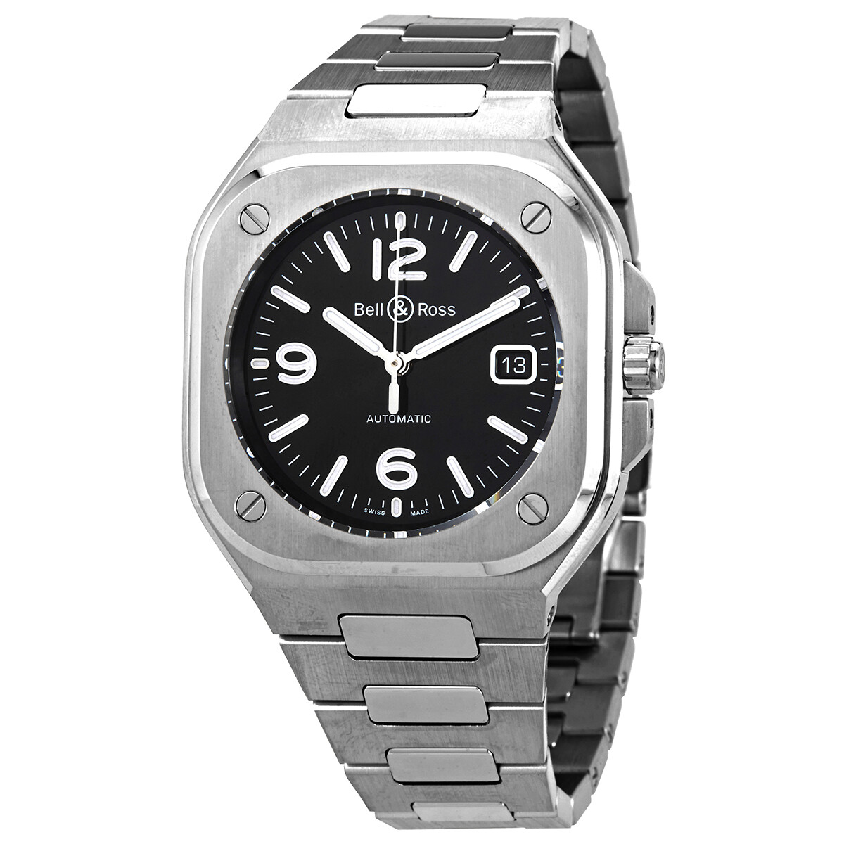 Bell and Ross BR 05 Automatic Black Dial Men's Watch BR05A-BL-ST/SST