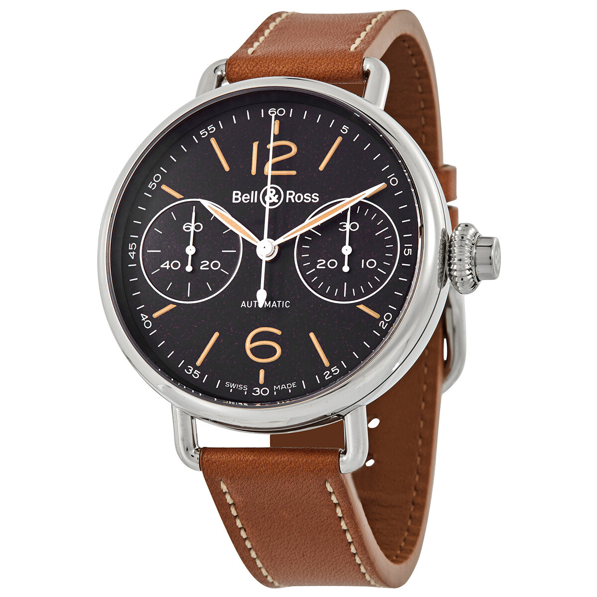 Bell and Ross Automatic Black Dial Men's Watch BRWW1-MONO-HER/SCA