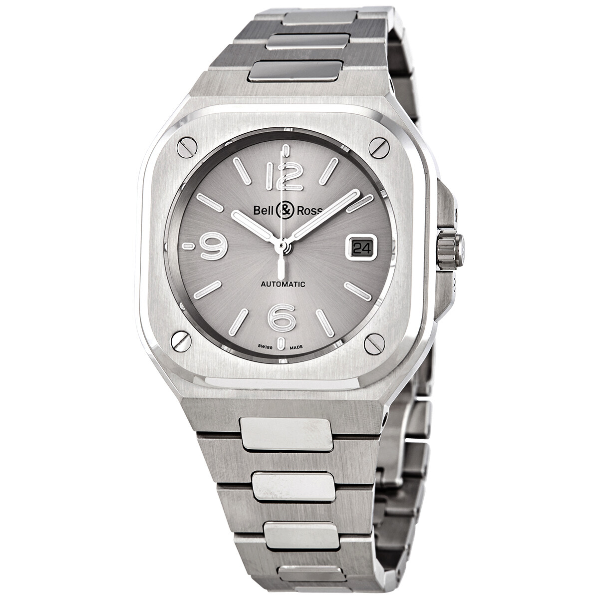 Bell and Ross BR 05 Automatic Silver Dial Men's Watch BR05A-GR-ST/SST