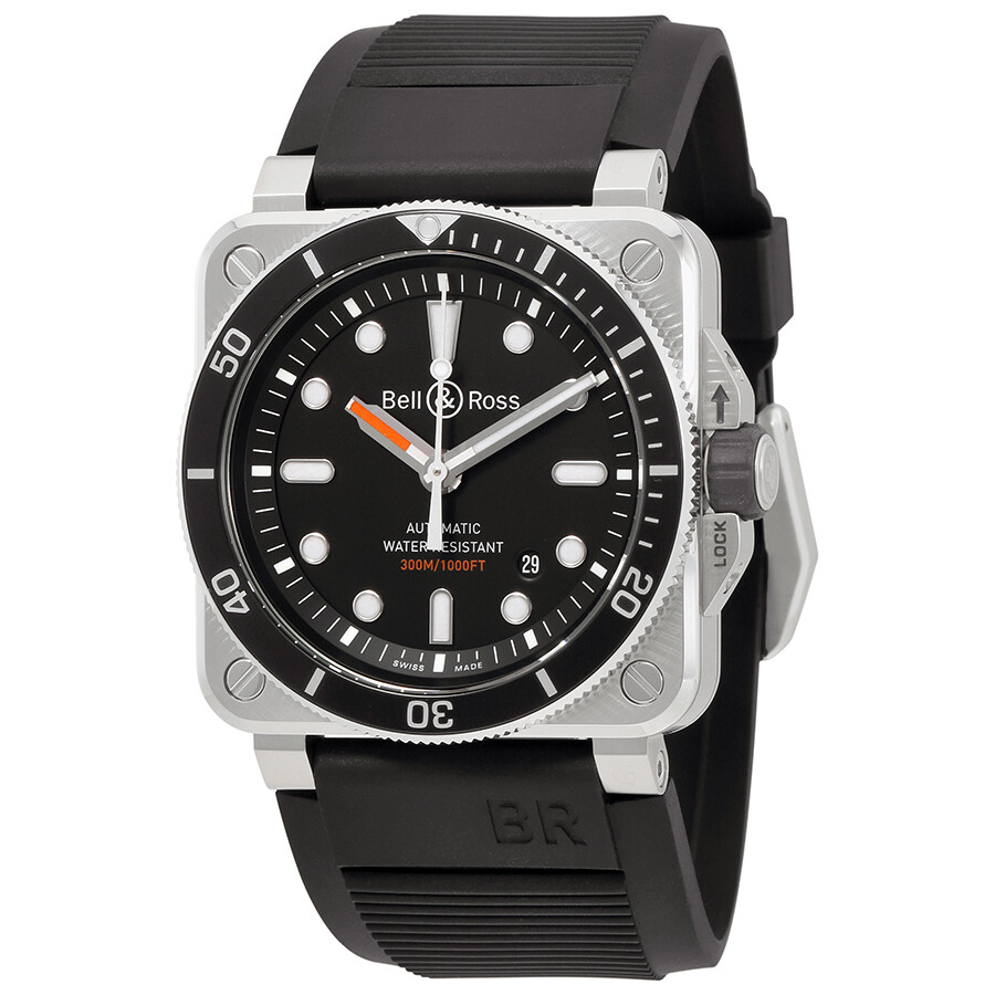 Bell and Ross Diver Automatic Men's Watch BR0392-D-BL-ST/SRB