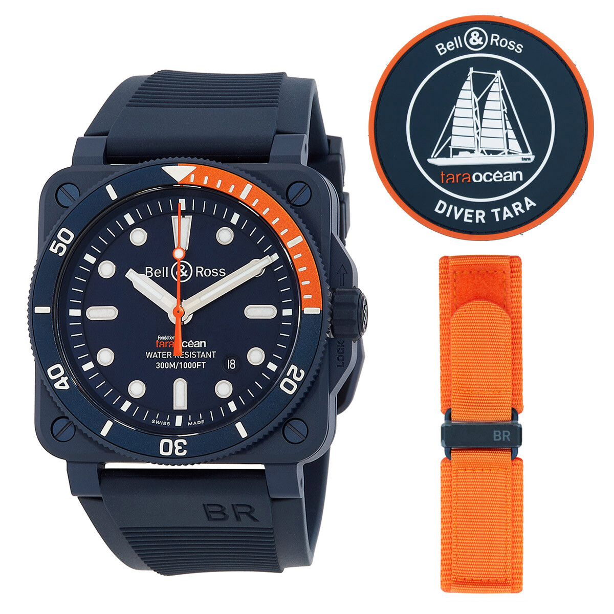 Bell And Ross BR 03 Phantom Automatic Black Dial Men's Watch BR03A