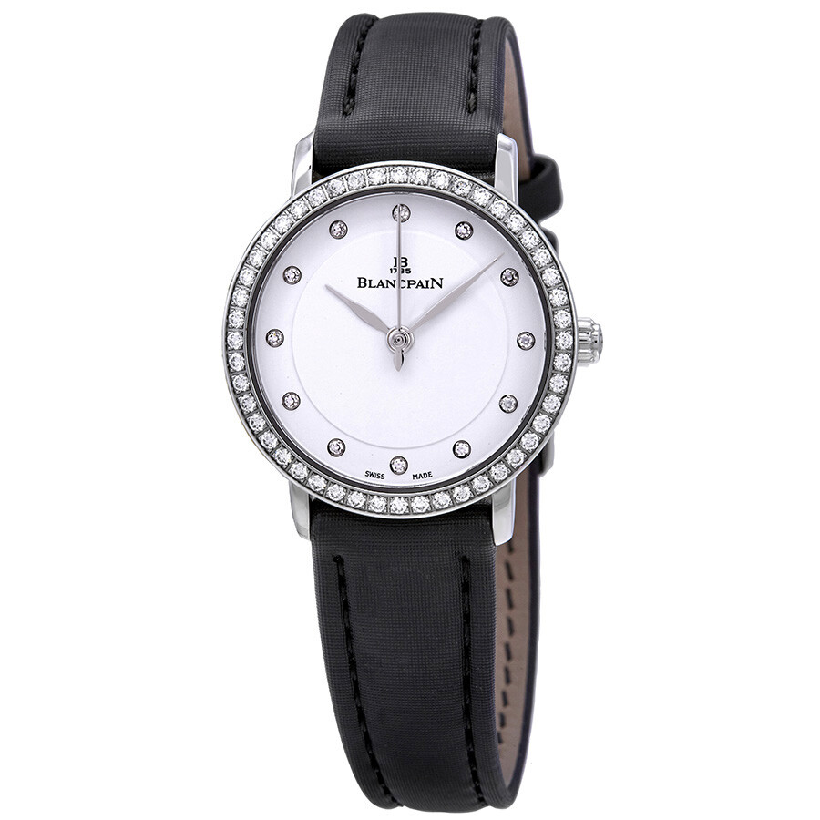 Blancpain Ultraplate Automatic Diamond White Dial Ladies Watch 6102-4628-95A