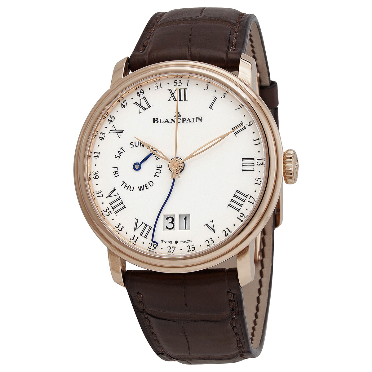 Blancpain Villeret Automatic White Dial Men's Watch 6637-3631-55B