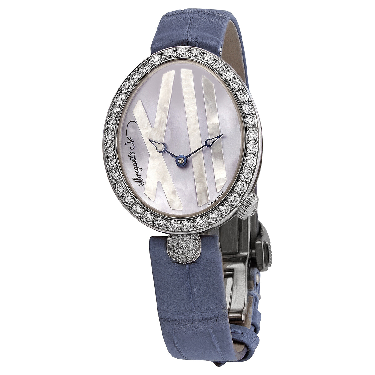 Breguet Reine de Naples Automatic Diamond Ladies Watch 9818BB/5V/922/DD0D