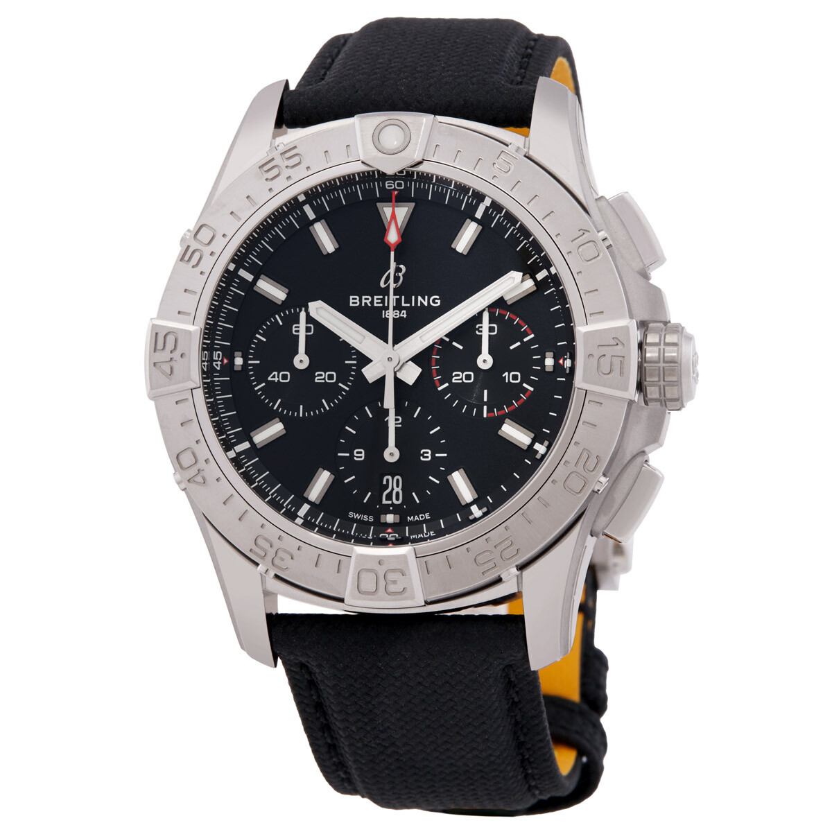 Breitling Avenger 42 Chronograph Automatic Chronometer Black Dial Men's Watch AB0146101B1X1
