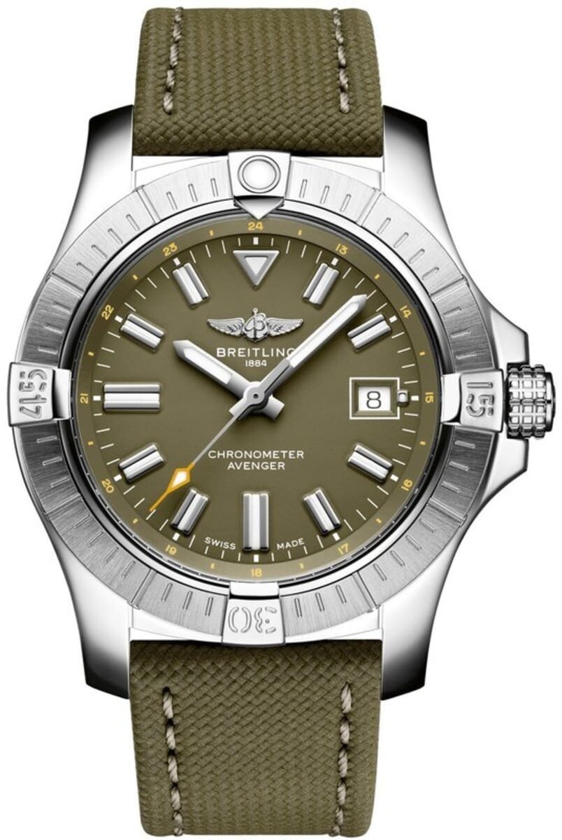 Breitling Avenger Automatic Chronometer Green Dial Men's Watch A17318101L1X1