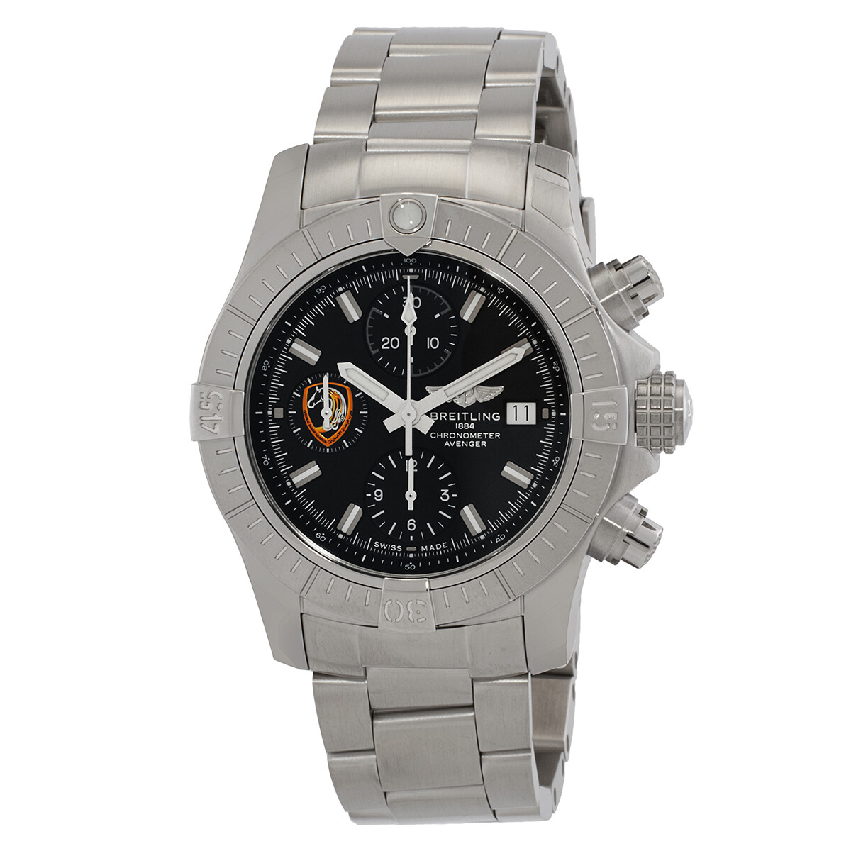 Breitling Avenger Chronograph "Fursan Al Emarat" Automatic Chronometer Black Dial Men's Watch A13385101B2A1