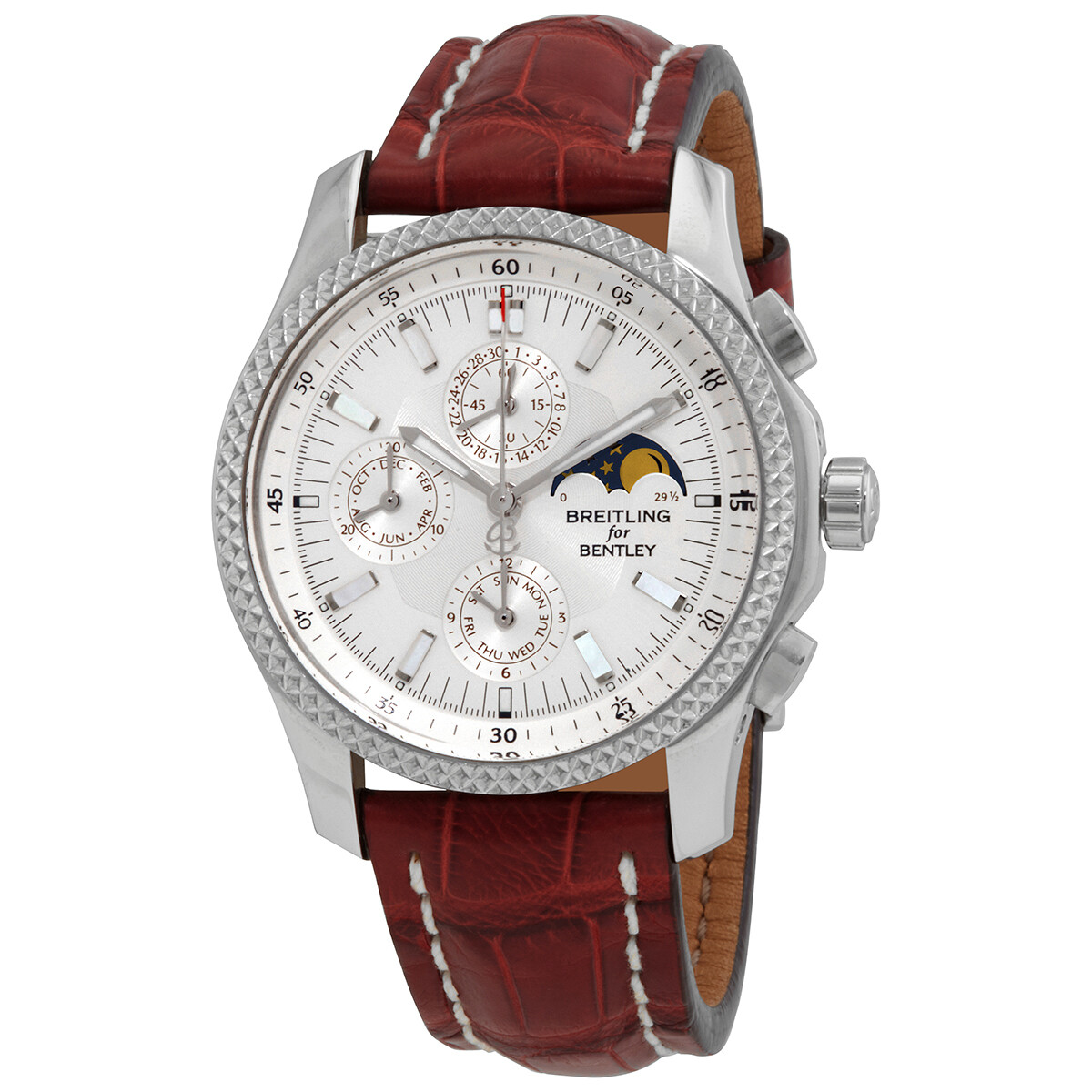 Breitling Bentley Mark VI Complications Chronograph Automatic Chronometer Silver Dial Men's Watch P1936212/G629.735P.A20BA