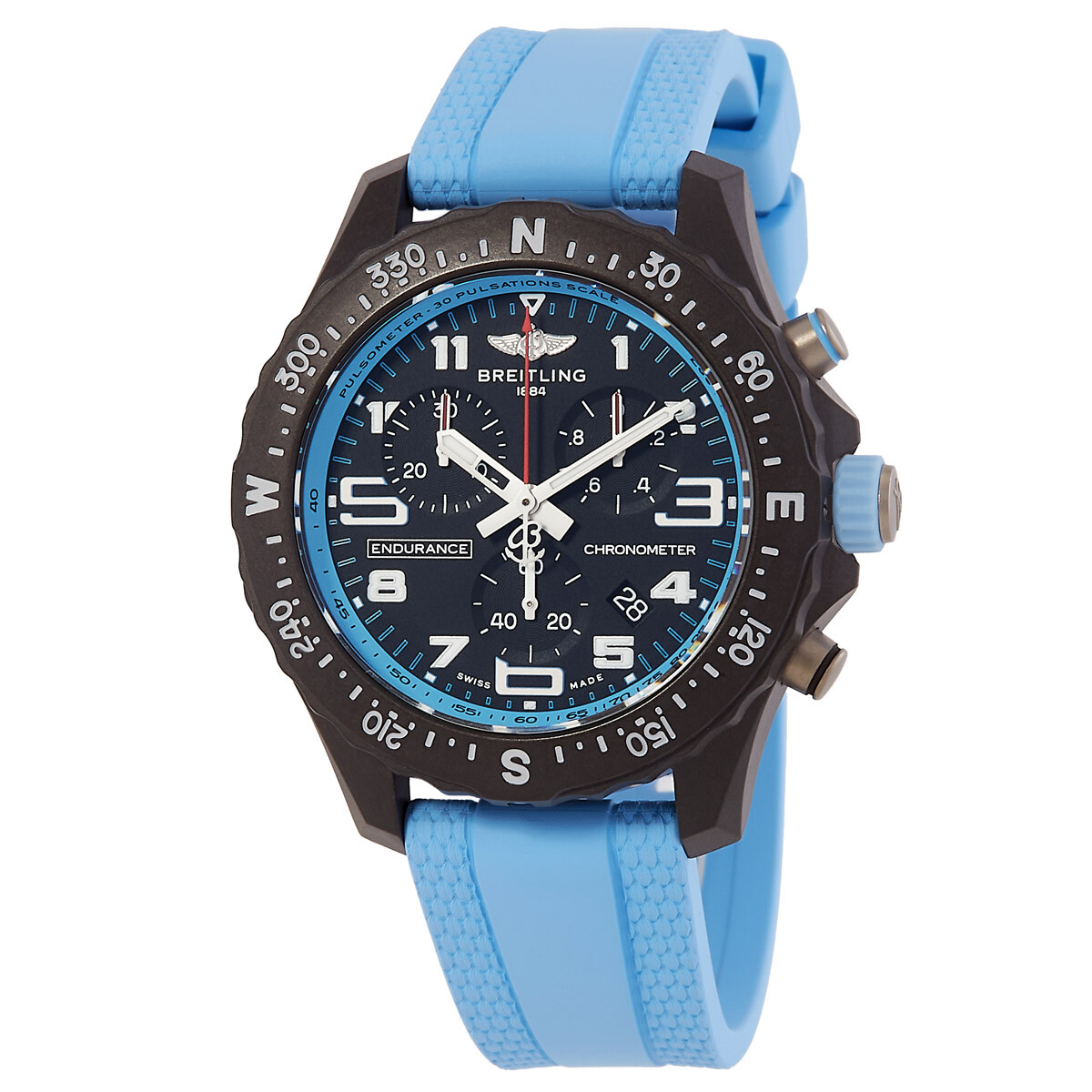 Breitling Endurance Pro 38 Chronograph Black Dial Men's Watch X83310281B1S1