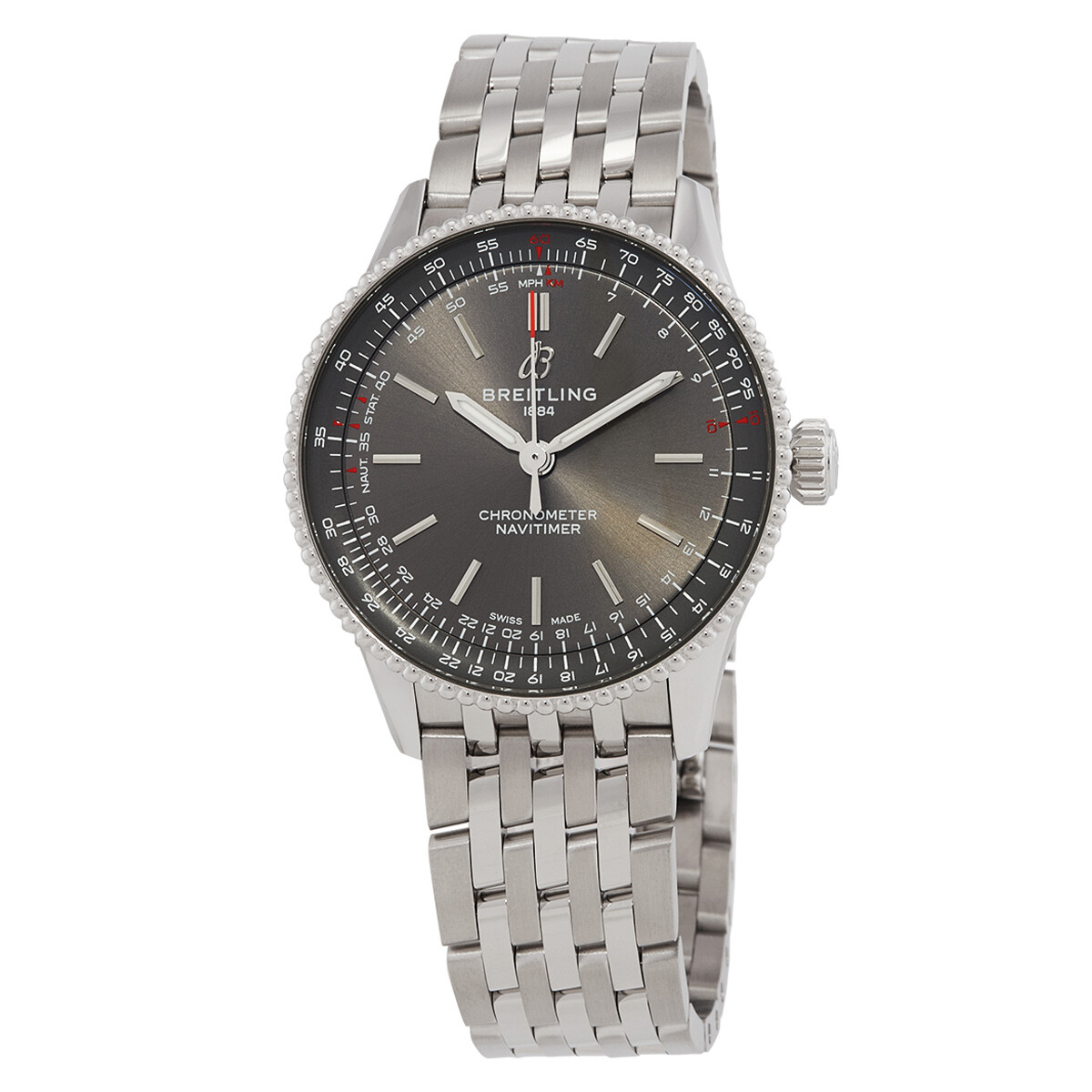 Breitling Navitimer Automatic Grey Dial Ladies Watch A17327381B1A1