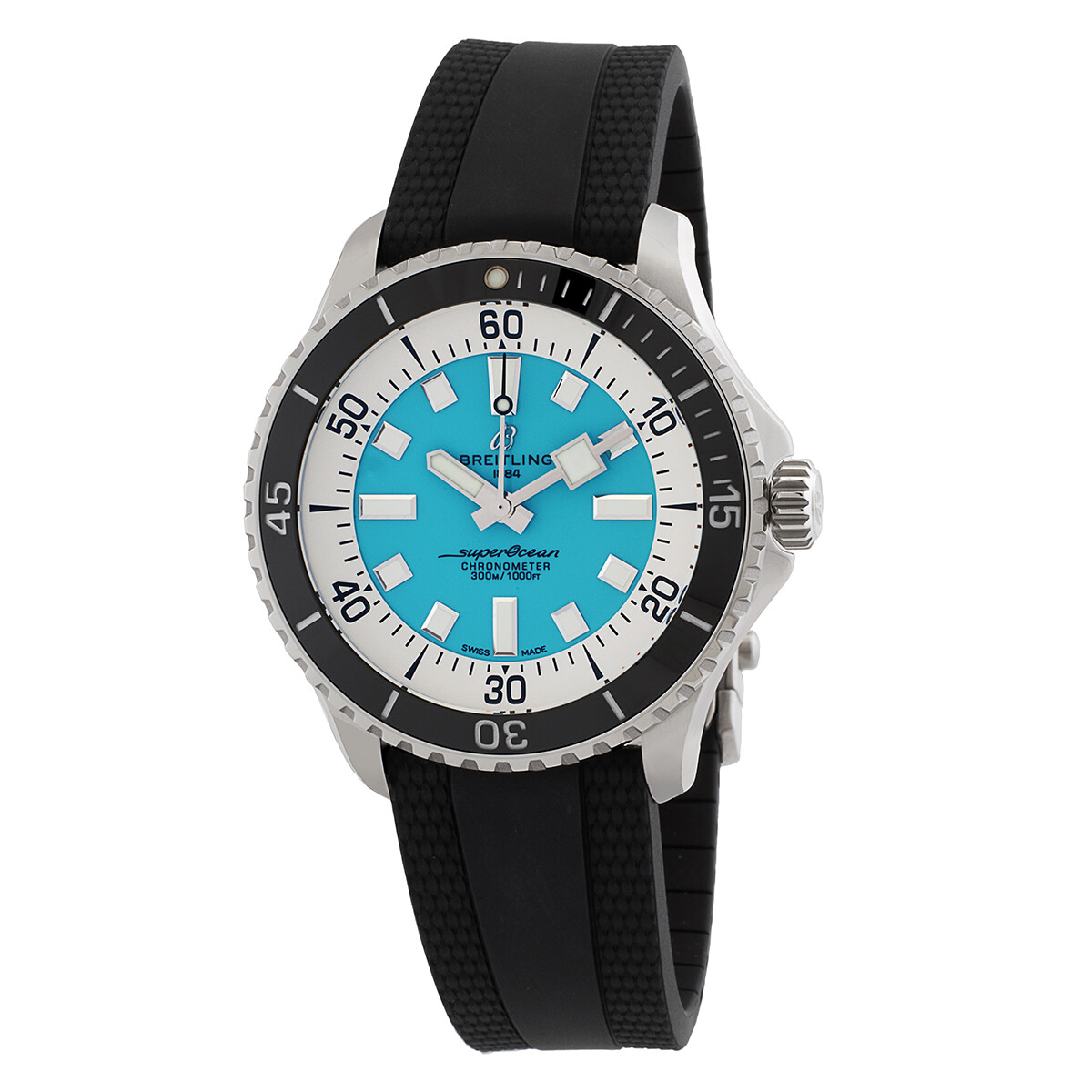 Breitling Superocean Automatic Chronometer Blue Dial Men's Watch A17376211L2S1