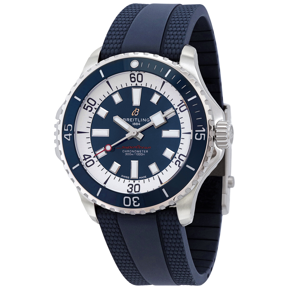 Breitling Superocean Automatic Chronometer Blue Dial Men's Watch A17378E71C1S1