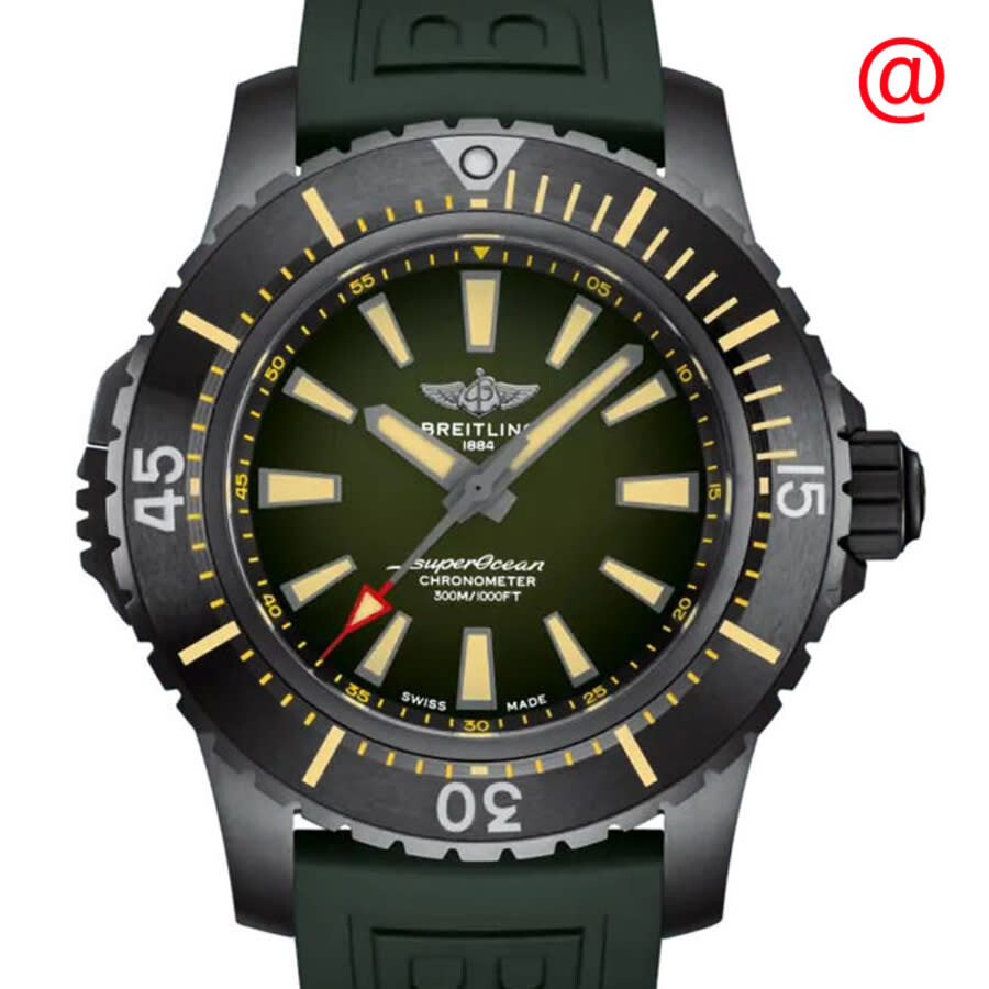 Breitling Superocean Automatic Green Dial Men's Watch V17369241L1S2