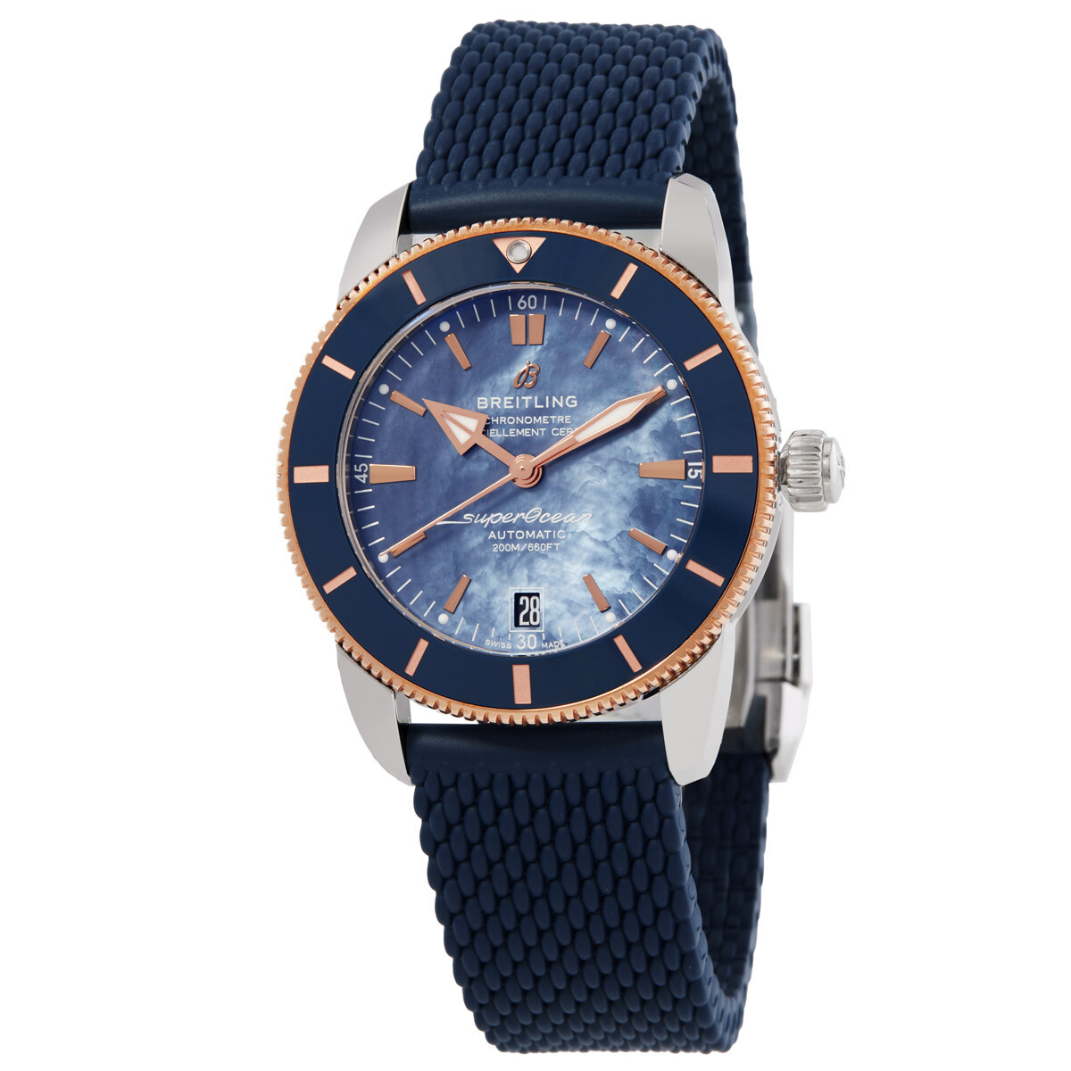 Breitling Superocean Heritage Automatic Chronometer Blue Dial Watch UB20104A1C1S1
