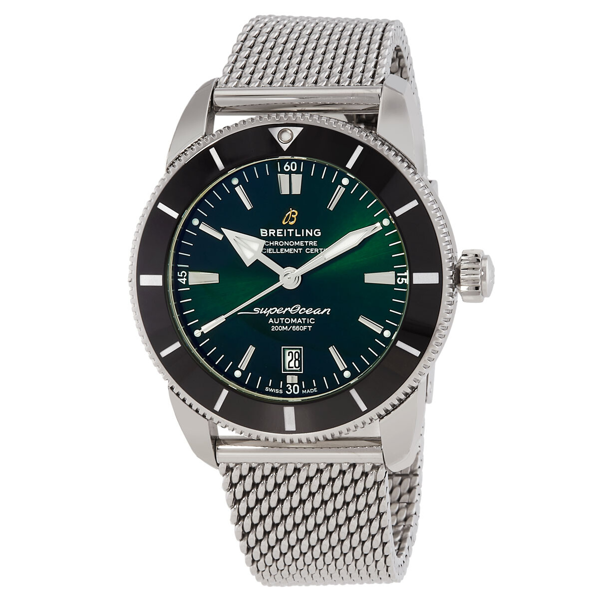 Breitling Superocean Heritage 46 Automatic Chronometer Green Dial Men's Watch AB2020121L1A1