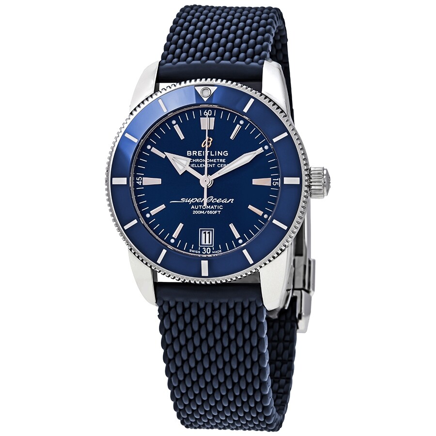 Breitling Superocean Heritage II Automatic Chronometer 42 mm Blue Dial Men's Watch AB2010161C1S1
